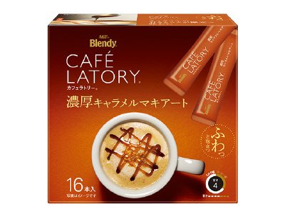 「ブレンディカフェラトリー」スティック　濃厚キャラメルマキアート１６本