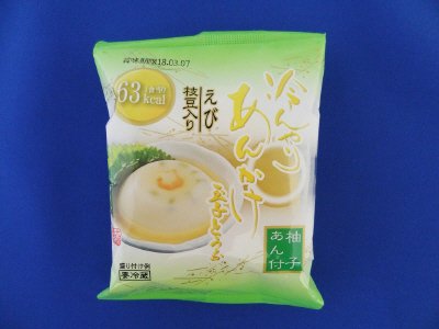 冷んやり柚子あんかけ玉子とうふ（海老・枝豆入り）