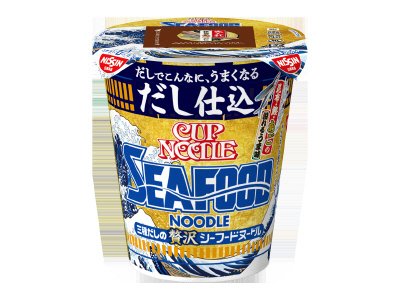 だし仕込　カップヌードル　シーフードヌードル