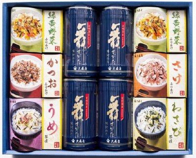 味付のり・ふりかけ・お茶漬け詰合せ 包　ＮＴＦ－４０G