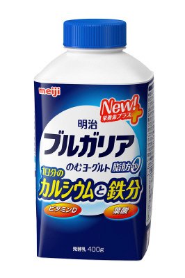 明治ブルガリアのむヨーグルトカルシウムと鉄分