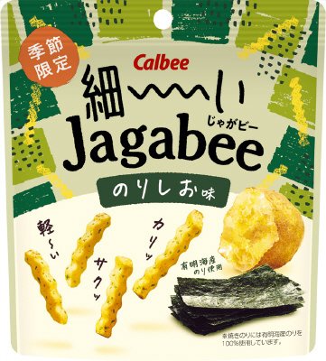 細ーいＪａｇａｂｅｅのりしお味