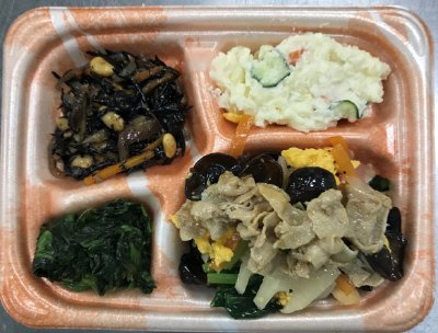 豚肉ときくらげ玉子のおかずセット