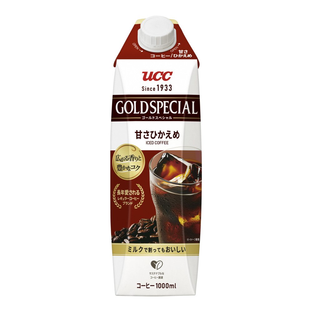 UCC　ゴールドスペシャル　アイスコーヒー　甘さひかえめ