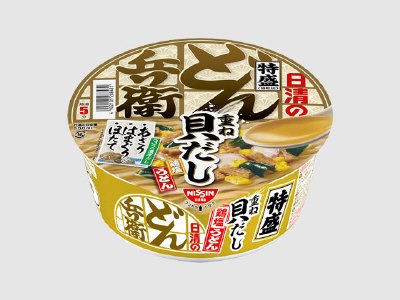 日清のどん兵衛　特盛　重ね貝だし鶏塩うどん