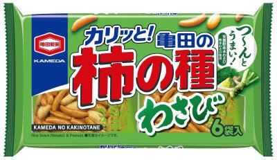 亀田の柿の種わさび６袋詰