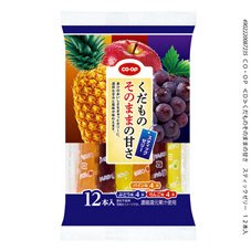 くだものそのままの甘さ　スティックゼリー