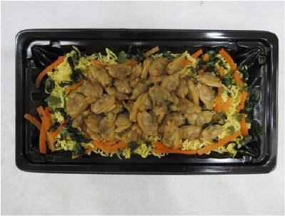 彩りあさり飯