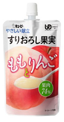 やさしい献立　すりおろし果実　ももとりんご