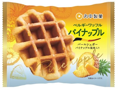 ベルギーワッフルパイナップル
