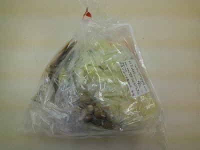 お肉屋さんの八宝菜を使った白湯炒め　大