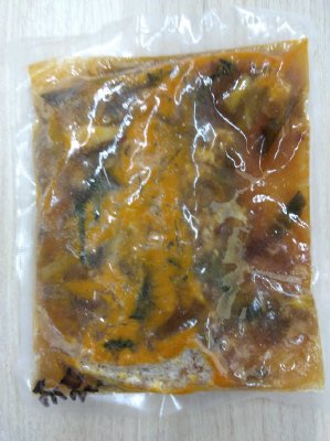 国産牛肉を使ったユッケジャンクッパの素
