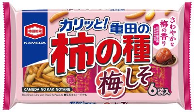 亀田の柿の種梅しそ６袋詰