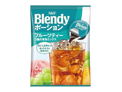 「ブレンディ」ポーション　フルーツティー　３種の果物ミックス６個