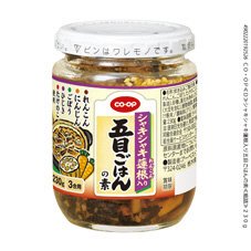 シャキシャキ蓮根入り五目ごはんの素３合用
