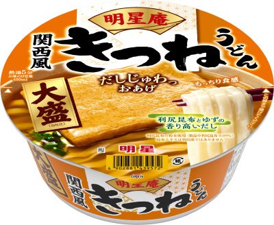 明星庵　きつねうどん　大盛