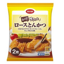 レンジでサクッとロースとんかつ