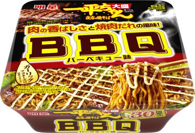 一平ちゃん夜店の焼そば大盛　バーベキュー味