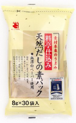料亭仕込み　天然だしの素パック