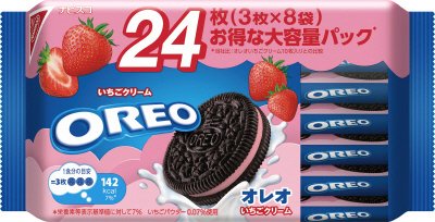 オレオ　ファミリーパック　いちごクリーム　２４枚