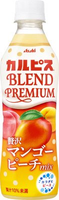「カルピス（Ｒ）　ＢＬＥＮＤ　ＰＲＥＭＩＵＭ　贅沢マンゴーピーチｍｉｘ」