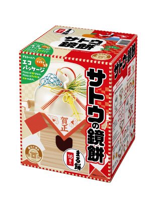 サトウのサッと鏡餅　まる餅入り　528g