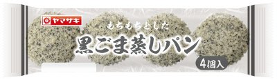 もちもちとした黒ごま蒸しパン（４）