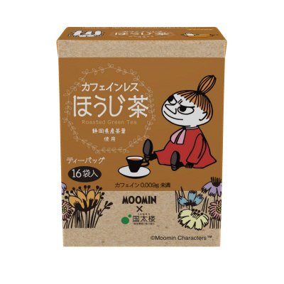 ムーミン　カフェインレスほうじ茶三角TB１６Ｐ
