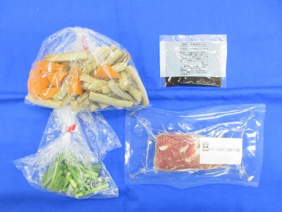 産直豚肉とシャキシャキごぼう炒め