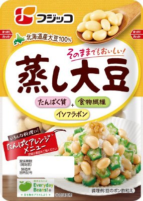 蒸し大豆
