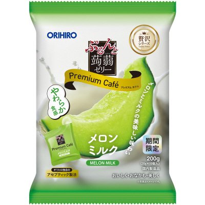 ぷるんと蒟蒻ゼリープレミアムカフェ　１０粒　メロンミルク