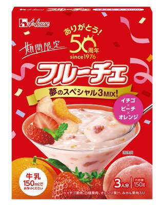 フルーチェ　夢のスペシャル３ＭＩＸ！　イチゴ×ピーチ×オレンジ