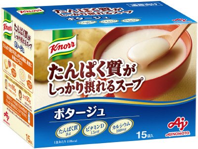 「クノール®　たんぱく質がしっかり摂れるスープ」ポタージュ　１５袋入
