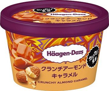 ミニカップ　クランチアーモンドキャラメル