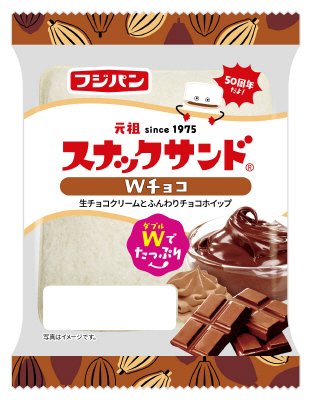 スナックサンド　Ｗチョコ