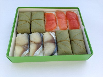 柿の葉ずし詰め合わせ　10個