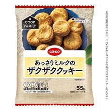 あっさりミルクのザクザククッキー