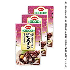 北海道産小豆使用ゆであずき
