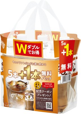 サントリーコーヒー クラフトボスラテ ５００ｍｌペット ５＋１本無料パック