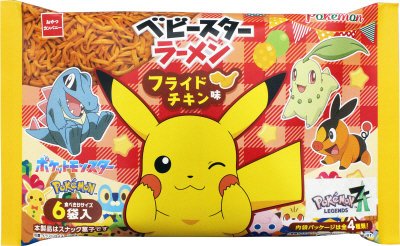 ポケモンベビースターラーメンフライドチキン味６袋入