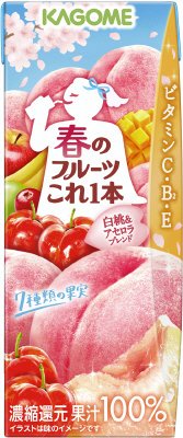 春のフルーツこれ１本　白桃＆アセロラブレンド