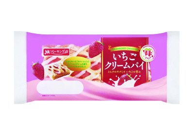 いちごクリームパイ