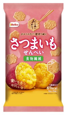 おこめとおから。さつまいもせんべい