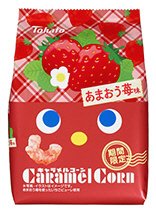 キャラメルコーン　あまおう苺味