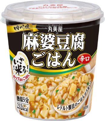 カップｄｅごはん　いざ米る　麻婆豆腐ごはん辛口