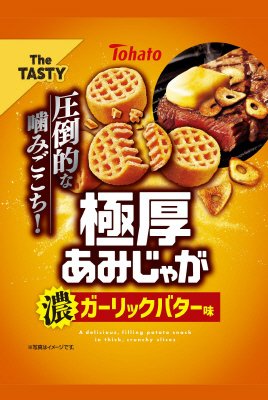 極厚あみじゃが濃ガーリックバター味