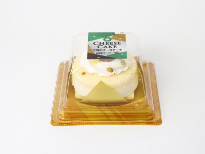 2層のチーズケーキ