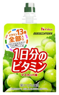 ＰＥＲＦＥＣＴ　ＶＩＴＡＭＩＮ　１日分のビタミンゼリー　マスカット味　パウチ