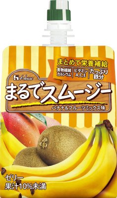 まるでスムージー　バナナ＆フルーツミックス味　パウチ