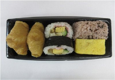 助六と赤飯盛り合わせ